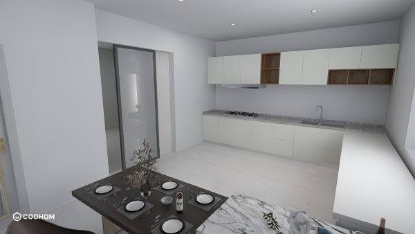arh.damian.alexandra的装修设计方案Cube villa with open space at the ground floor