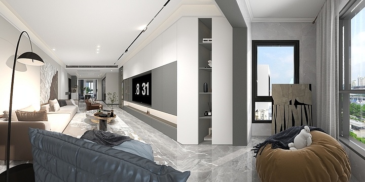 吃掉四季-龙门悦府现代简约原创2-装修设计方案