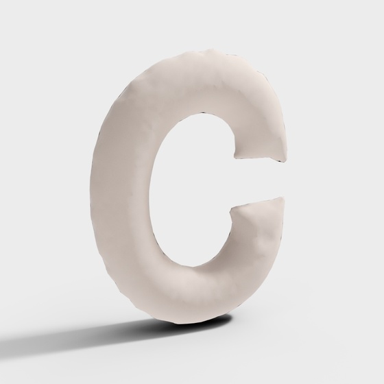 ~More Modern Inflatable letter,Others,Decorations,3D Text,Table Decor,Gray
