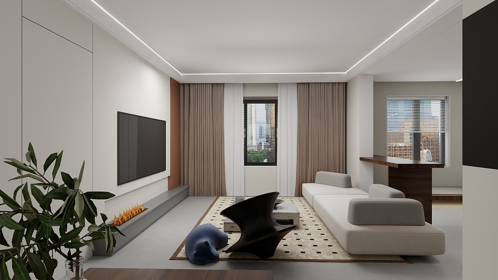 壹个艺术匠人-中海-装修设计方案