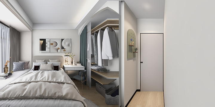 一泓Gluck-四季御园八栋1403效果图-副本-装修设计方案