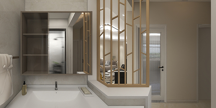 甘肃世友广告装饰工程有限公司-金色提案康女士-装修设计方案