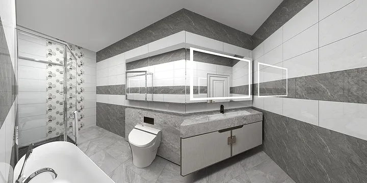 linhanhphongdien的装修设计方案:Phòng tắm 