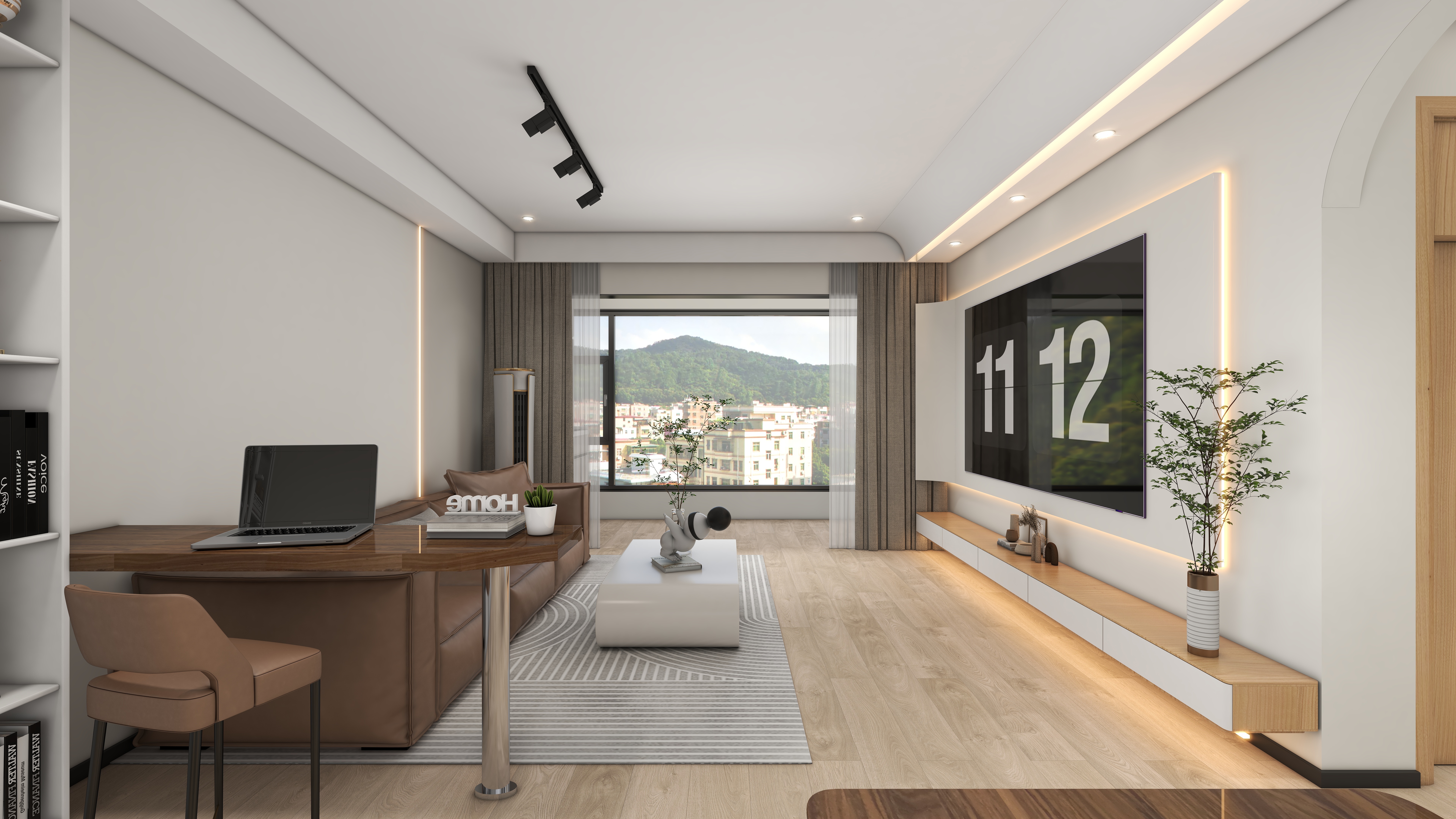 设计师忆巷-龙记观园现代简约105㎡3室-装修设计方案