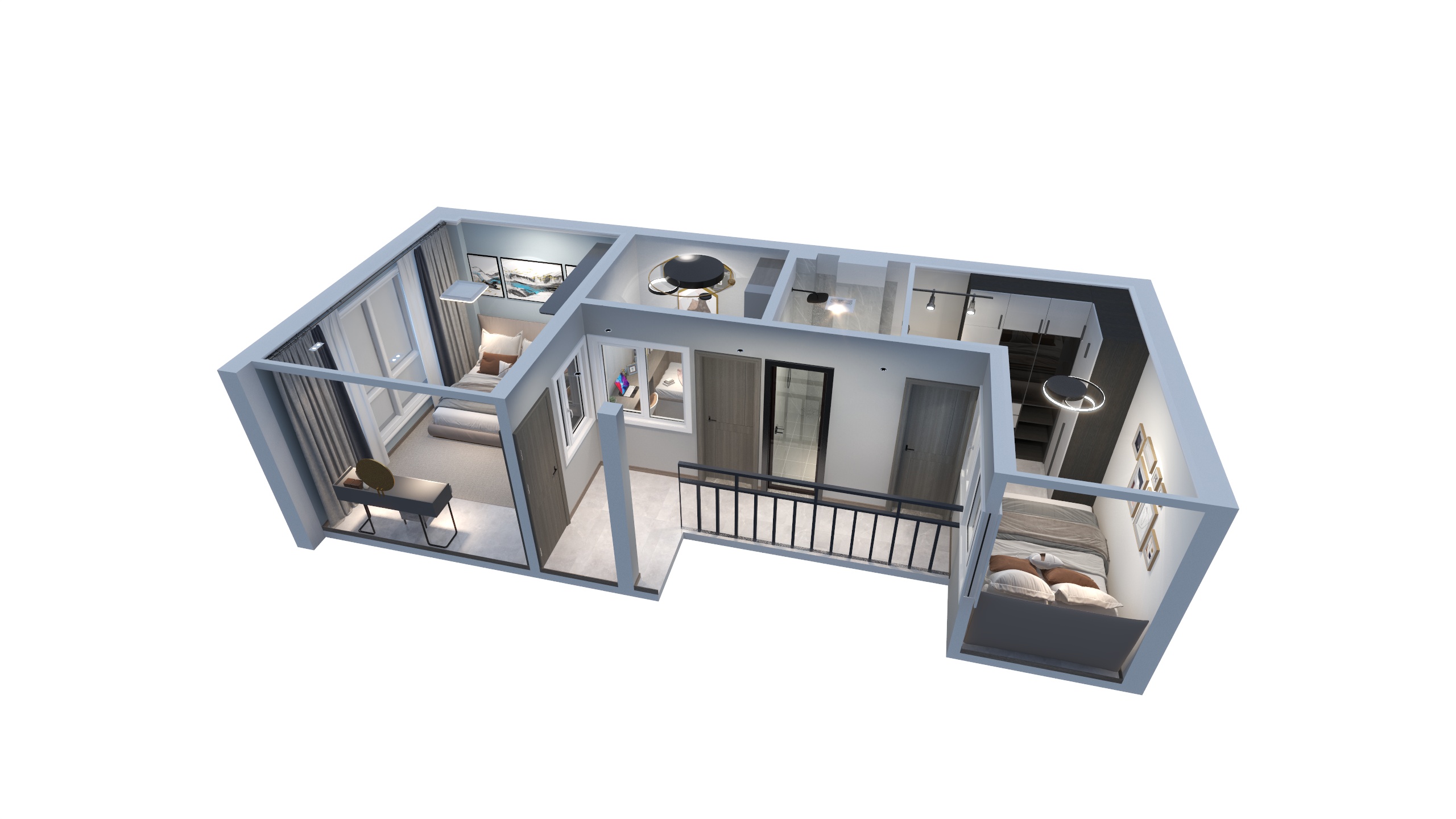 冷轩设计-天薇国际商贸城-装修设计方案