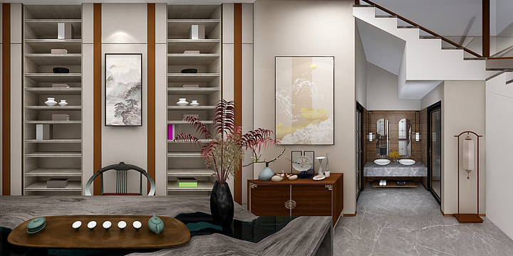 家友家居装饰-水岸华庭-李秋明-装修设计方案