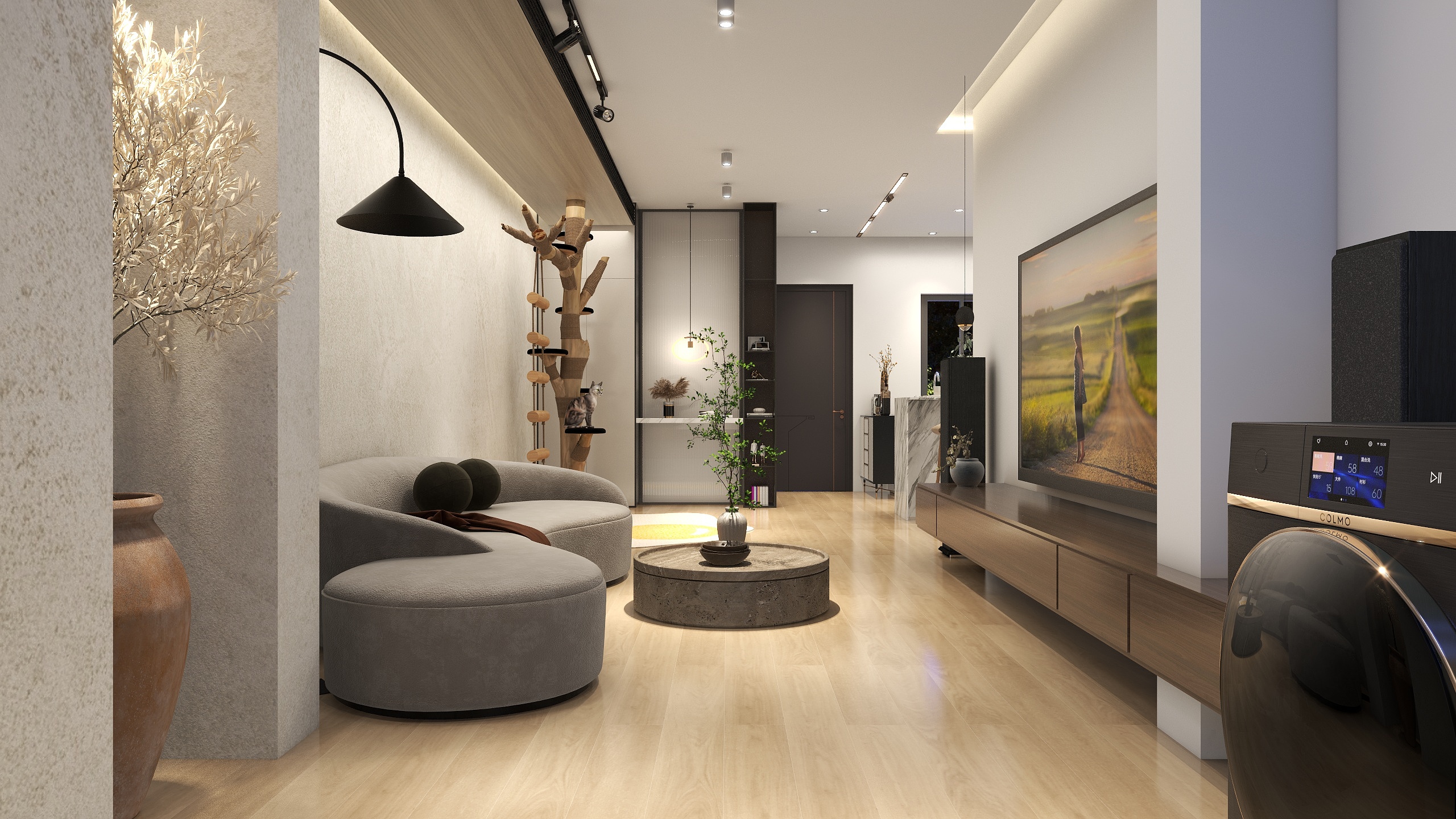 Mr吴-空间设计-81㎡3室现代-装修设计方案