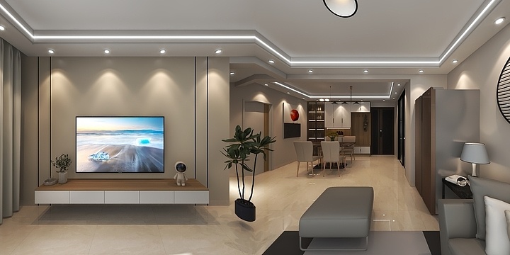 金鼎装饰竭诚为您服务-清华家园1-1703-装修设计方案