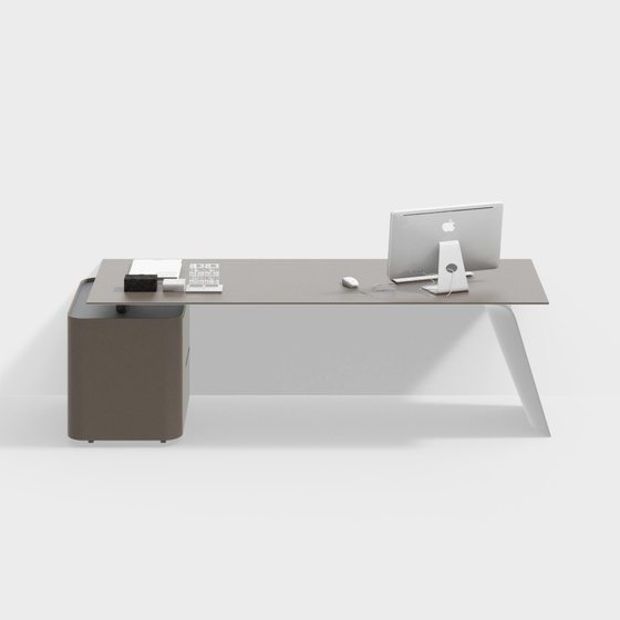 Modern office space desk