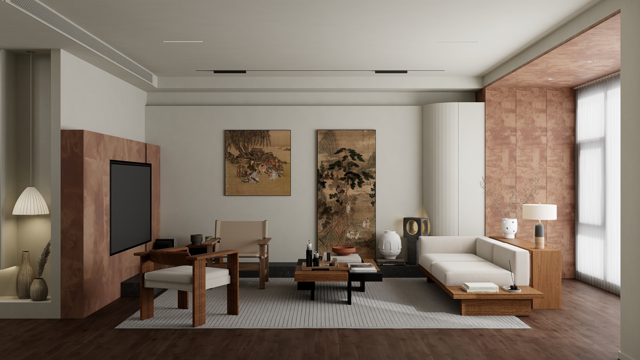 常科-《自然之寂》诧寂复古｜银川碧桂园120平-装修设计方案