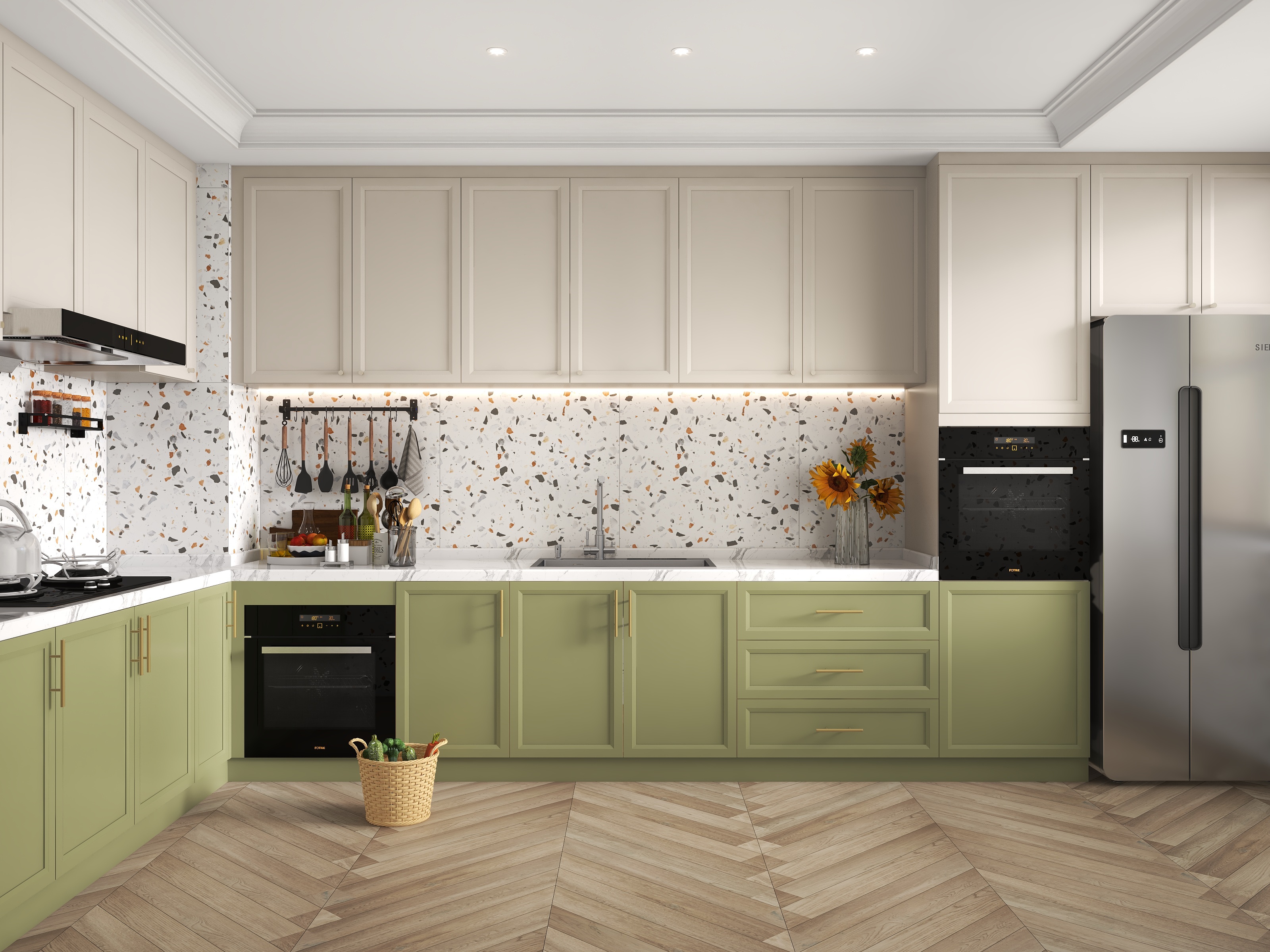 林家仁-北欧风厨房-装修设计方案