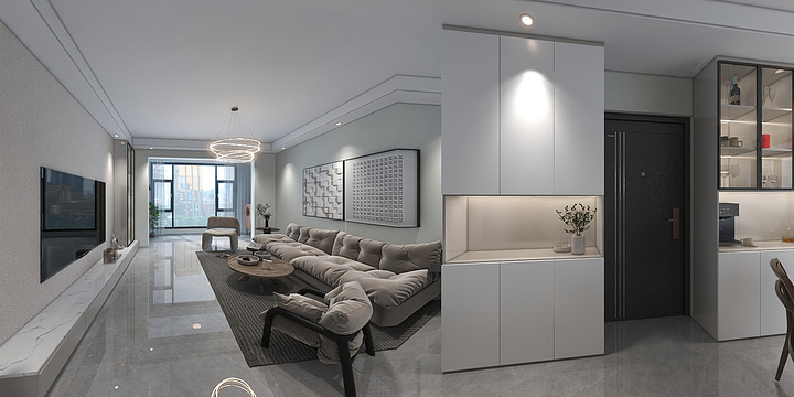 钱江美域一单元19-1001-装修设计方案