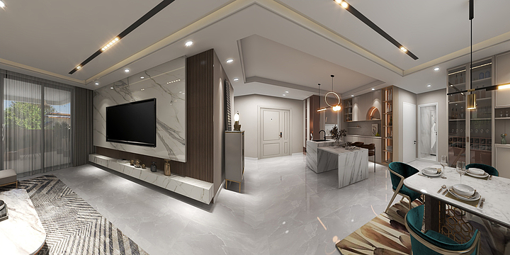 Designoo-样板房壹-装修设计方案