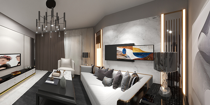 DreamCrean-智能助手体验户型5.0-装修设计方案