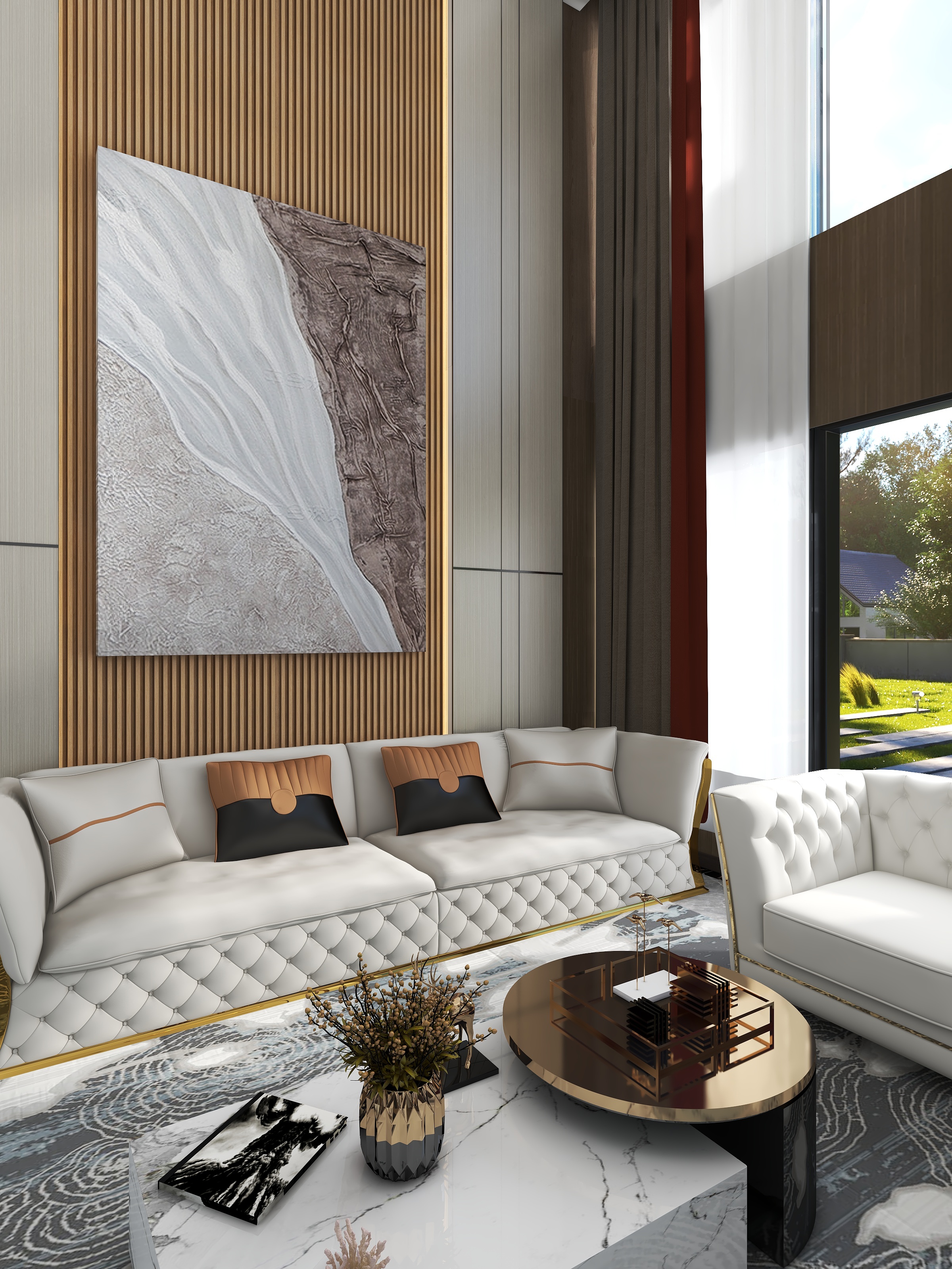 马德刚-万山华府179㎡4室装修效果图