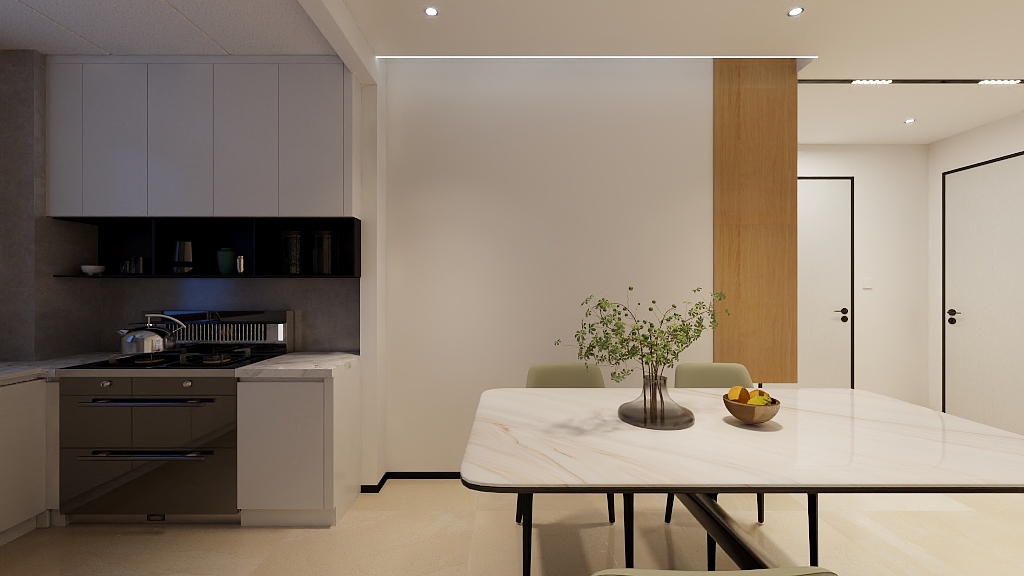 阿强lee-龙港B3无主灯-装修设计方案