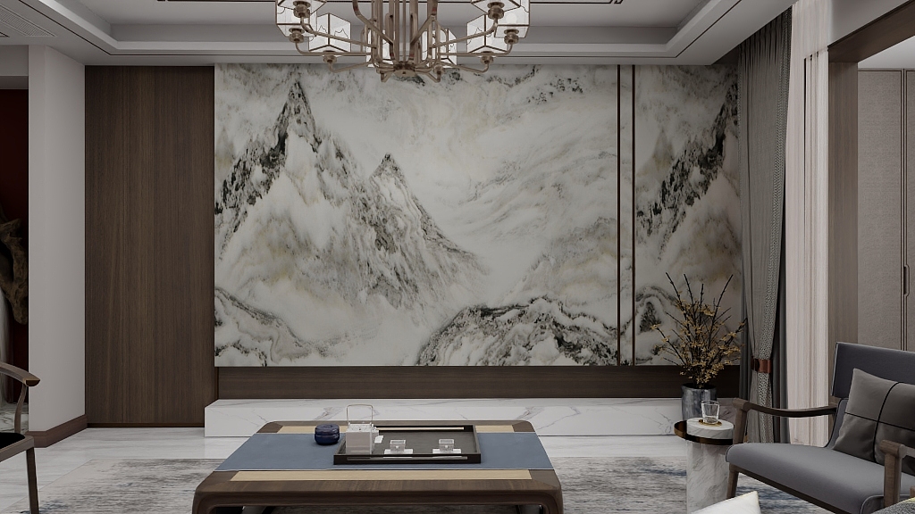 室内设计魏磊-新中式-装修设计方案