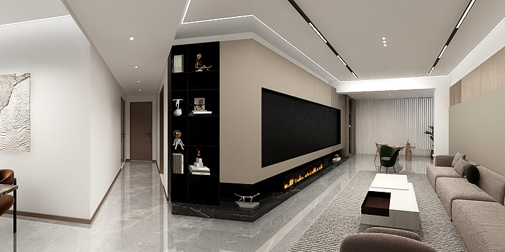 十宅设计_MA-凤凰城 132平米-装修设计方案