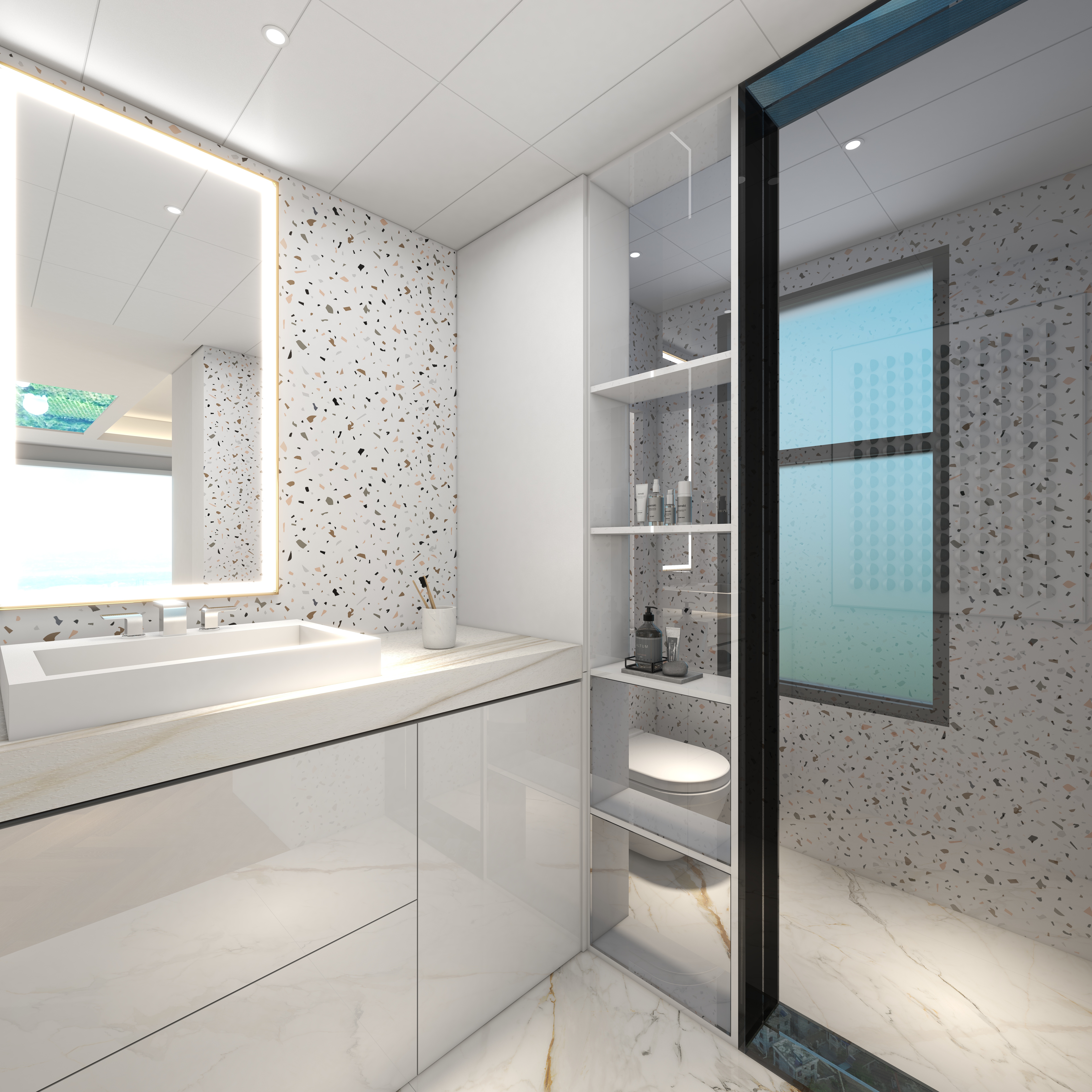 江西省焕品居装饰设计工程有限公司-SPA源居-68方現代風格兩居-副本-装修设计方案