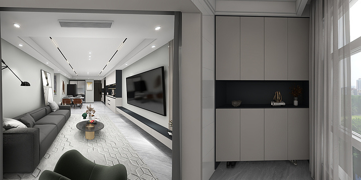 米兰之境-蓝岸公馆12#13007-装修设计方案