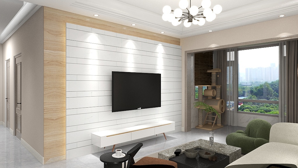 冰山一角001-硬装专业等级考核户型-副本-装修设计方案