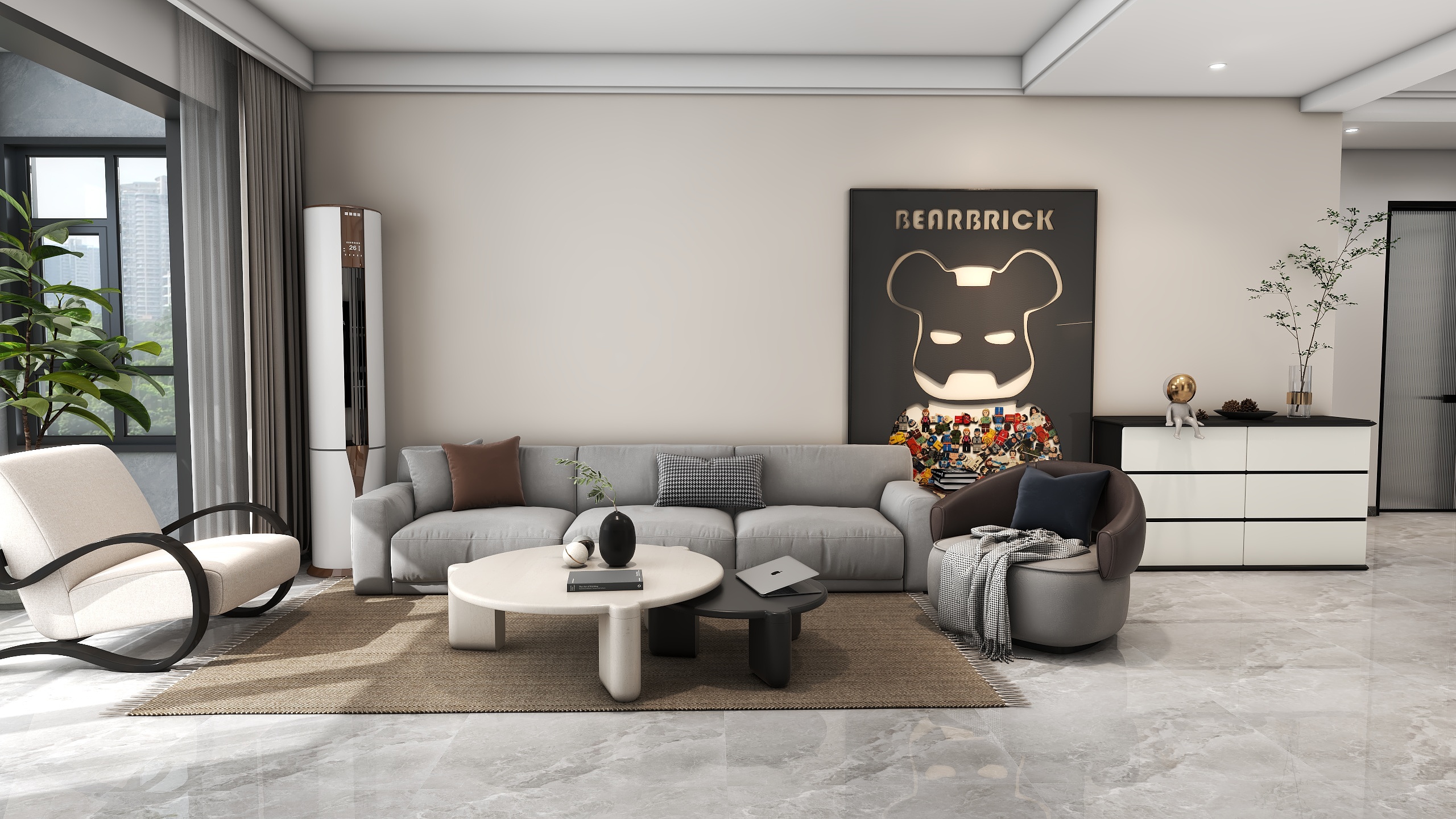 HOUMENGDEVISE-湖畔书院3-302-装修设计方案