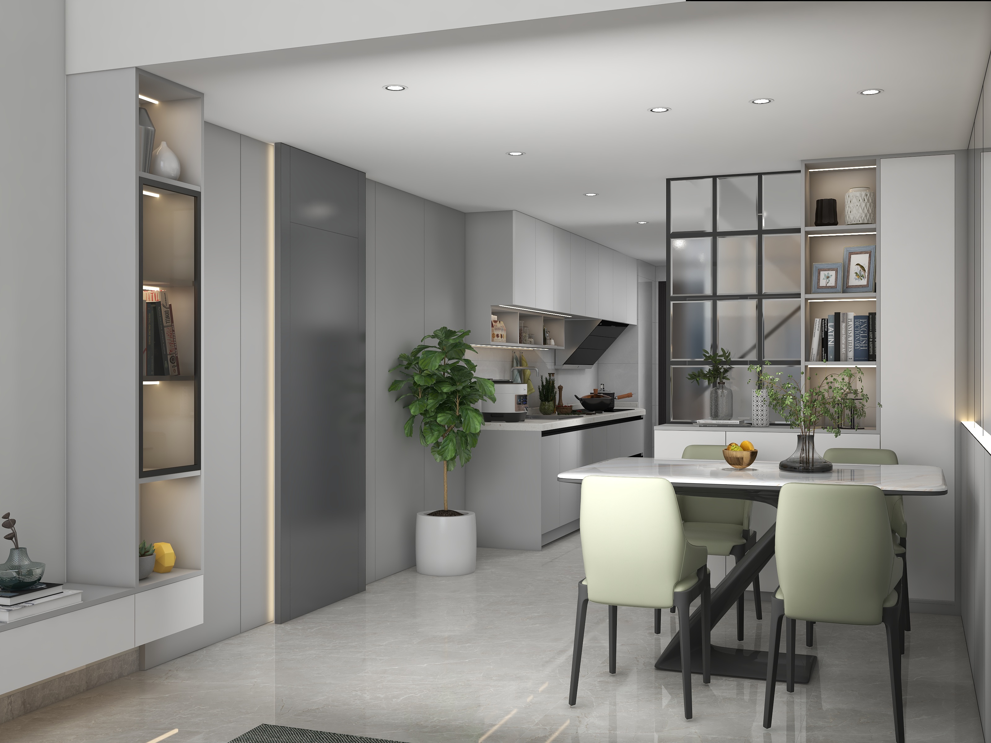 艺帆装饰设计室-艺城·PGC紫金中心39㎡2室-装修设计方案