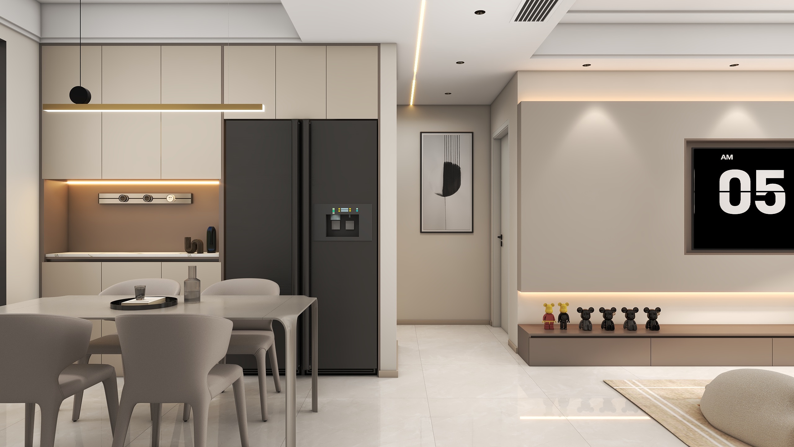 小鹏DESIGN-传世府邸极简改暖色系-装修设计方案