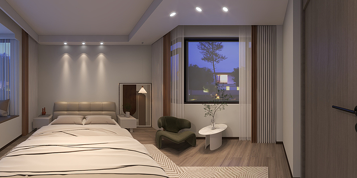 本来装饰有限公司-童家村别墅效果图-装修设计方案