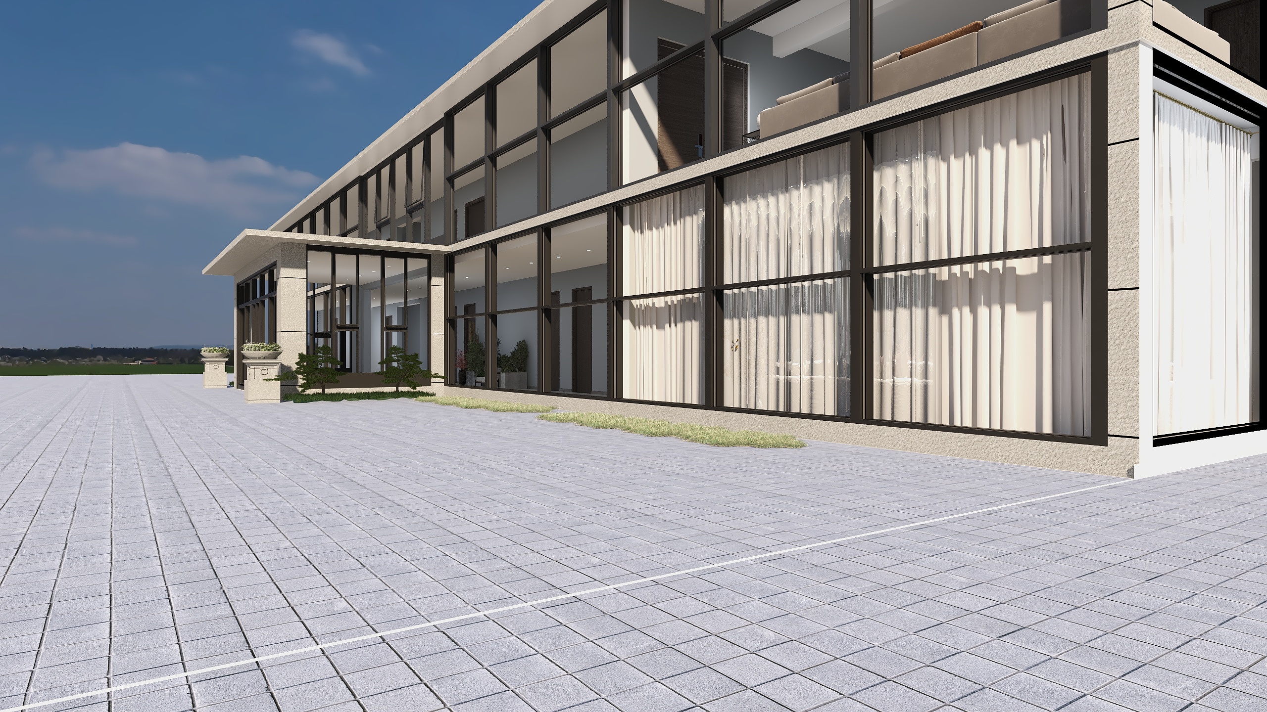 郑方形zzz-办公楼  室内效果-装修设计方案