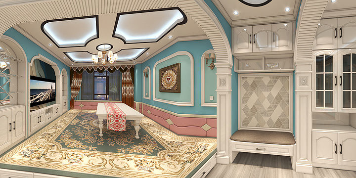 新疆HUZUR装修公司-ھۇزۇر قۇرلۇش بىزەكچىلىك لايىھەلەش شىركىتى-装修设计方案
