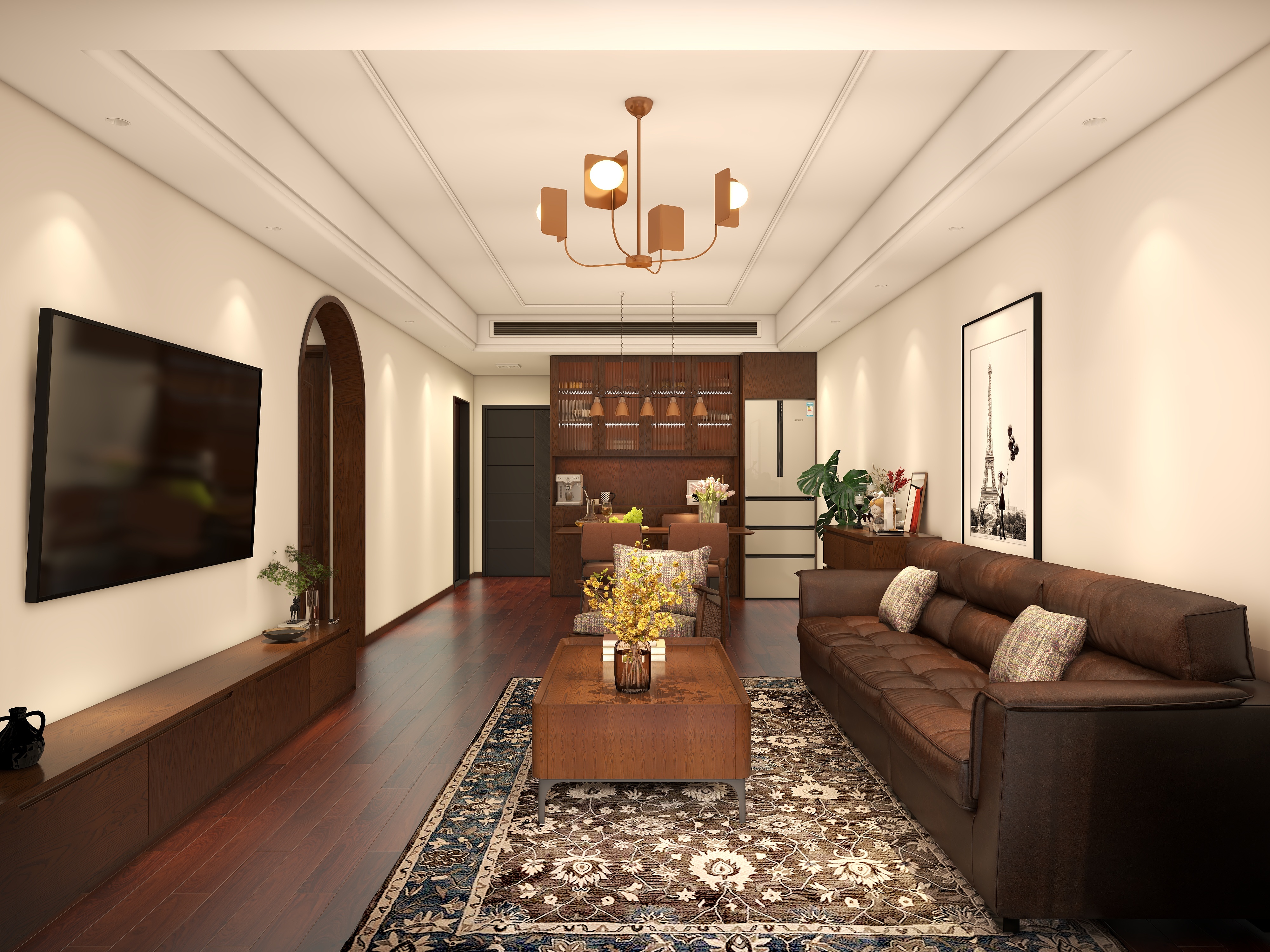 西安东大柜猫轻奢定制-曲江观唐1-2803修改418-装修设计方案