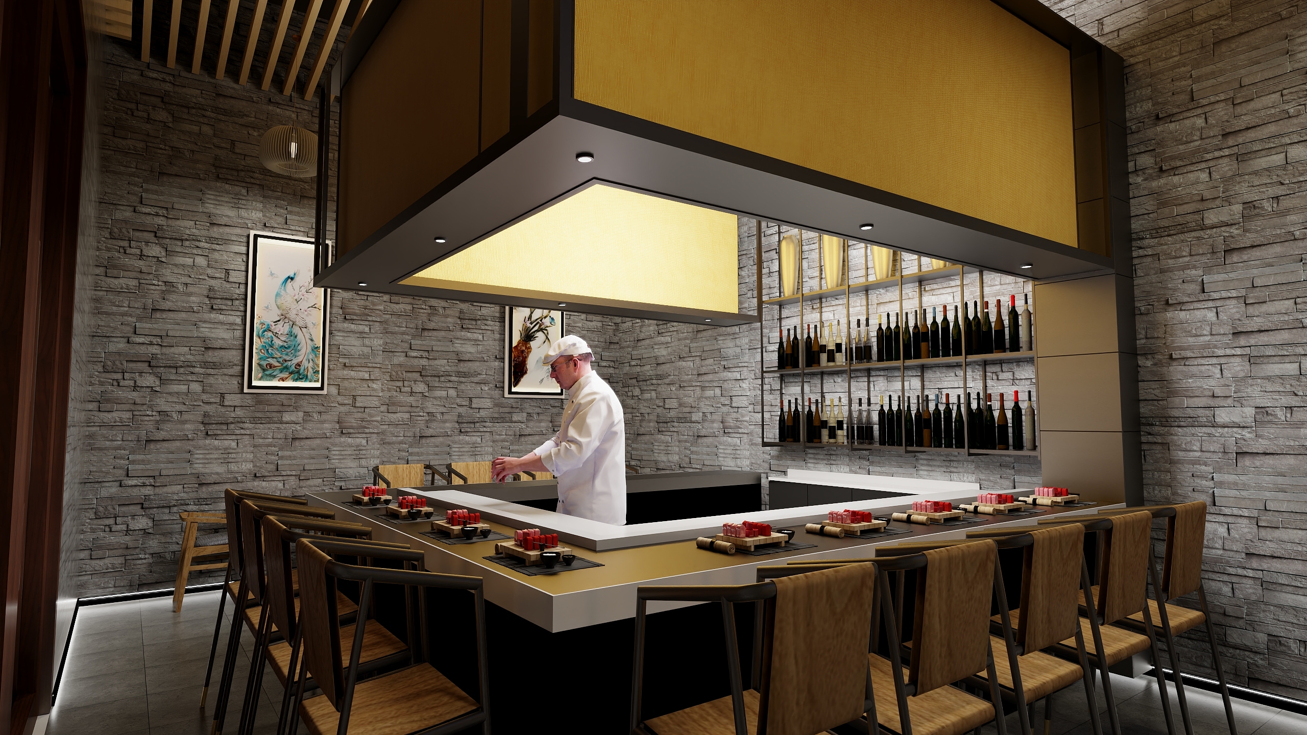 嘉尚俊唐-自助餐厅1-副本-装修设计方案