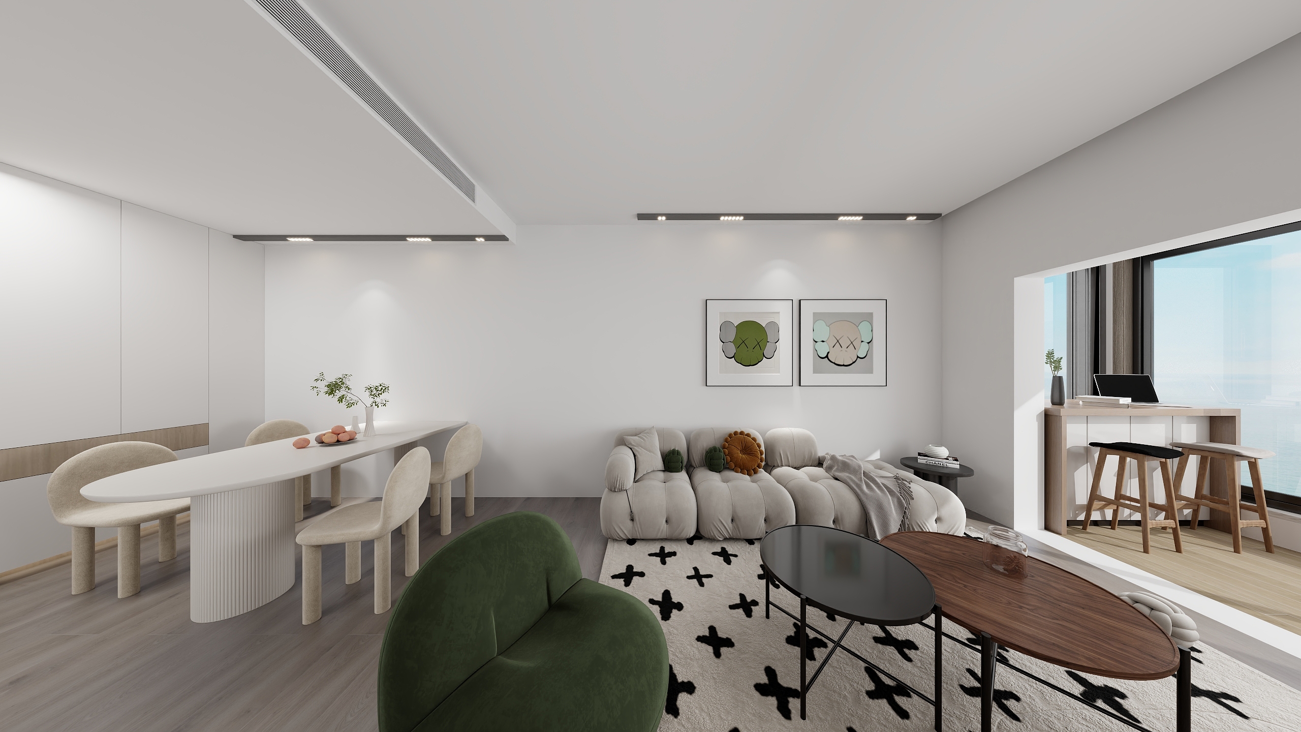 51072****-万科维园82㎡2室装修效果图