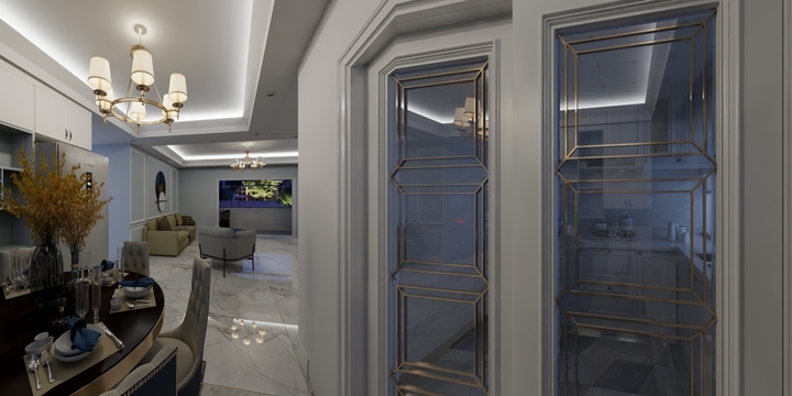 旋转的铅笔头-仙桃碧桂园-欧式-装修设计方案