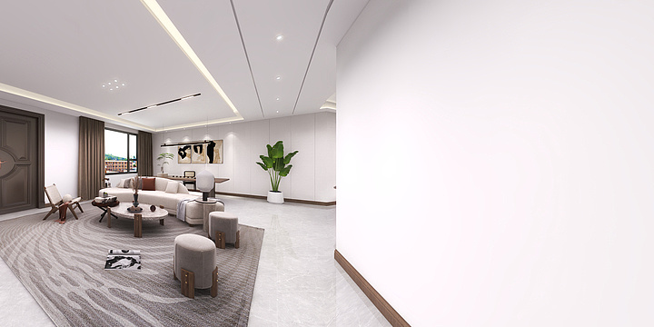 大卫别来无恙-西侧一楼-装修设计方案