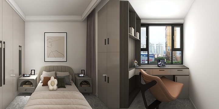 AO钢铁侠-16-1-1003幸福里奶油极简风-装修设计方案