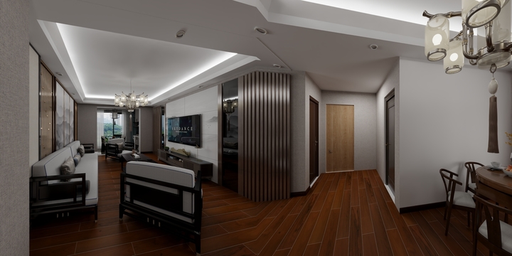 北辰-中式风格-装修设计方案