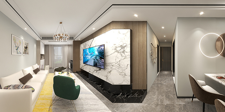 张玉宁-何总雅居-装修设计方案