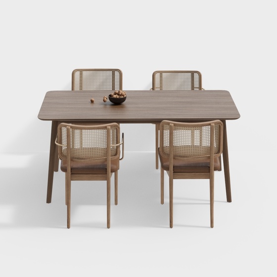 Nordic Dining Table and Chairs Set