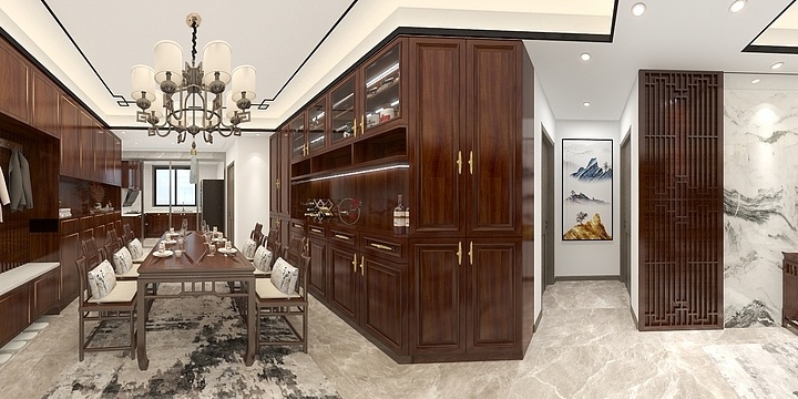 过往0-京九新港A区16号楼1单元12002-中式-副本-装修设计方案