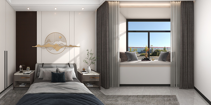 怡家装饰张伯腾-北答洋房-装修设计方案