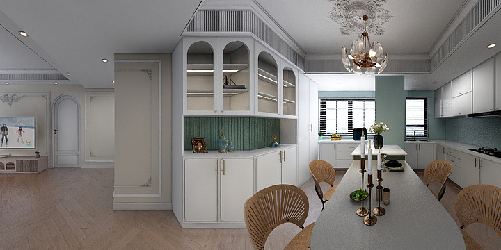 灵宝佳美嘉垂感大师-109㎡3室-装修设计方案