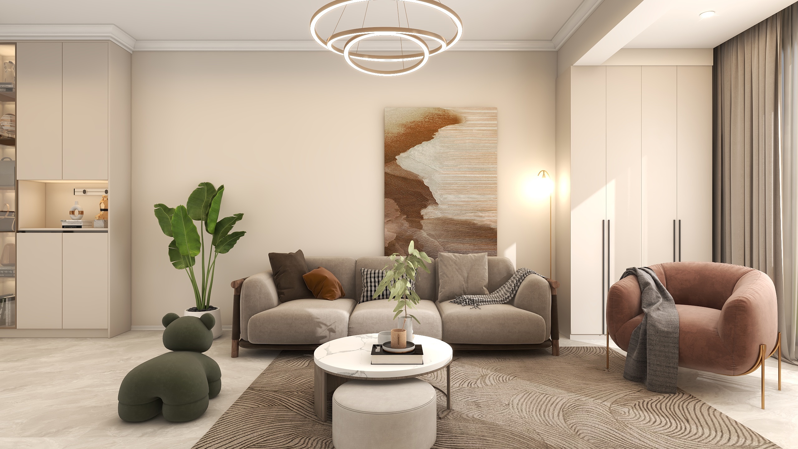 全案设计钦-科华.云玺台现代简约88㎡3室-装修设计方案