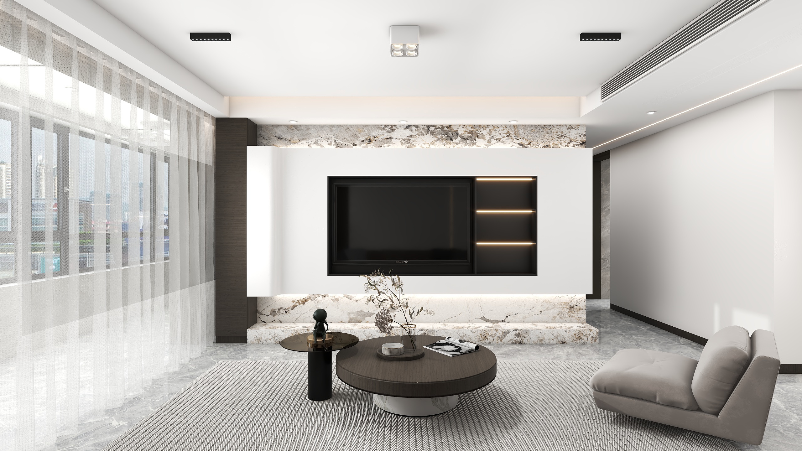 嘚咹-137㎡3室-装修设计方案