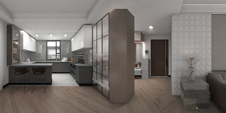 设计师木pnMB-幸福小区A1-7-2-301-装修设计方案