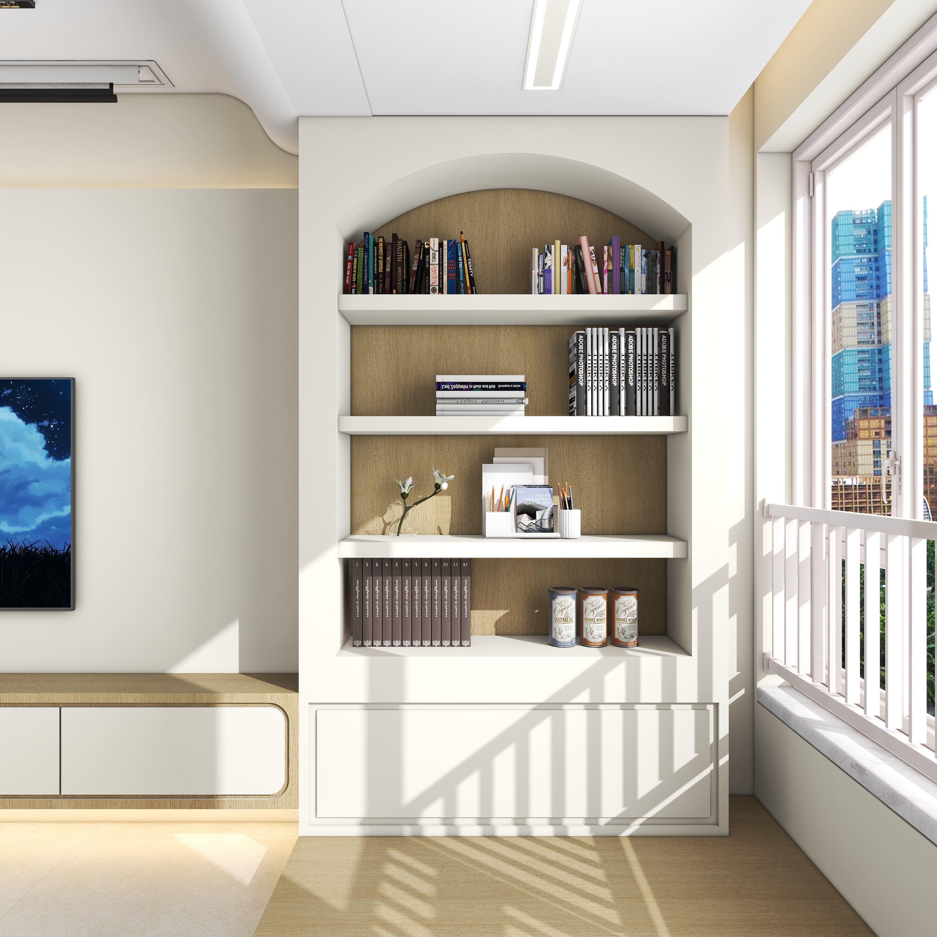 秦皇岛安德装饰-碧桂园玫瑰庄园80㎡2室-装修设计方案