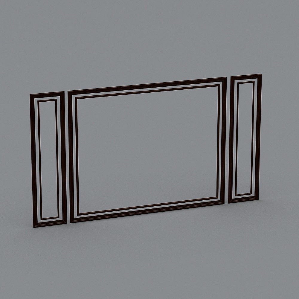 墙装饰线3D模型