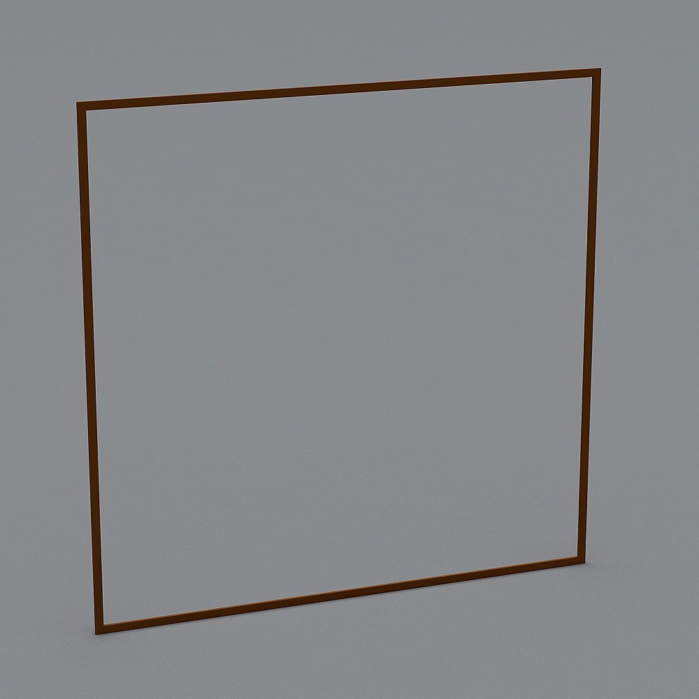 背景墙相框3D模型