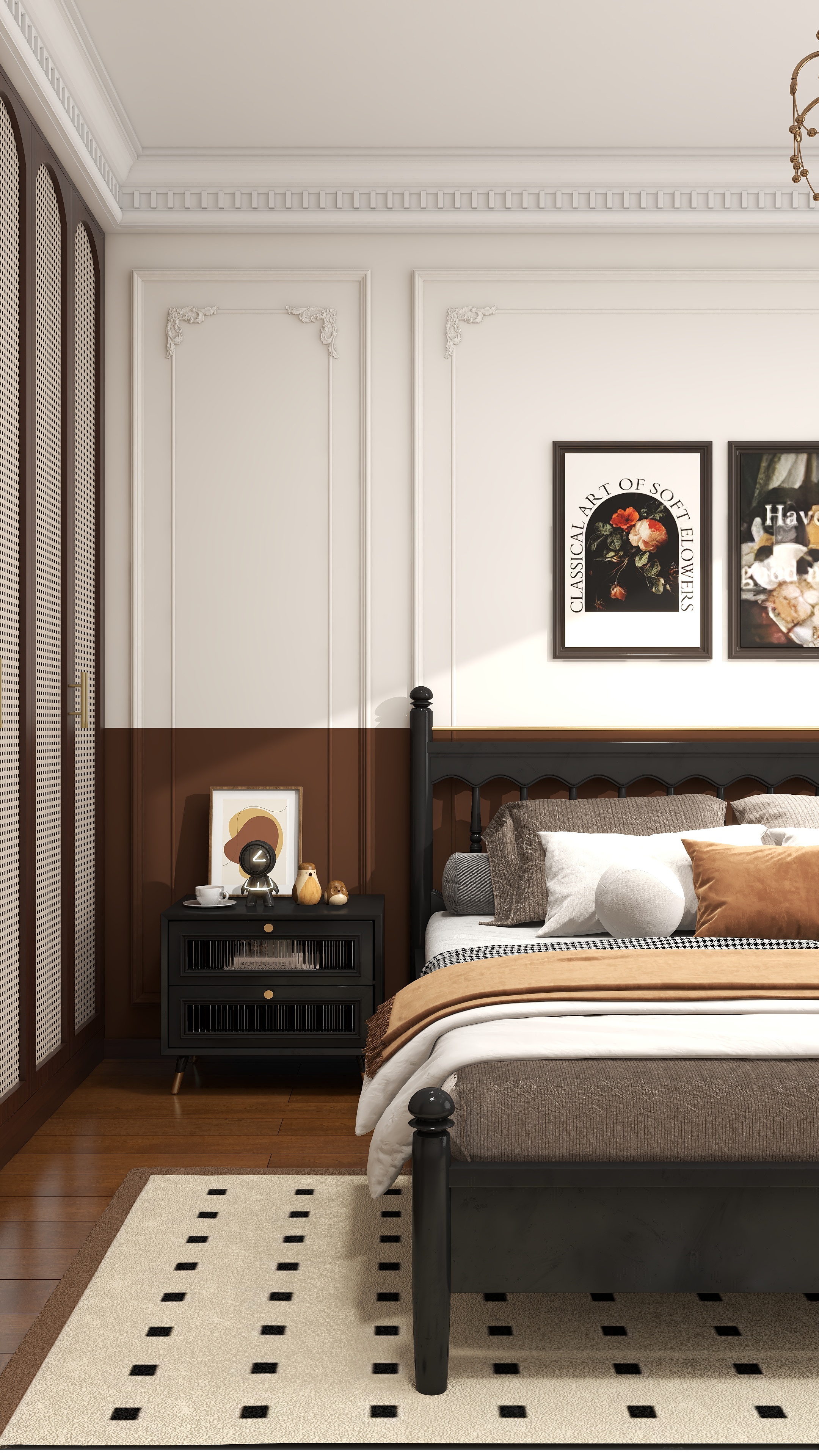 卷毛果-法式卧室方案-装修设计方案